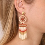 Cuentas Jaspe roja  3 mm x25