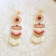 Cuentas Jaspe roja  3 mm x25