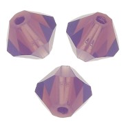 Tupis de Cristal Preciosa 5 mm - MC Bead Rondell - Amethyst Opal x12