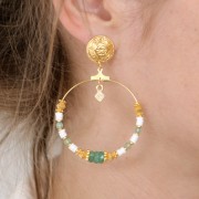 Cuentas Aventurina verde  3 mm x25