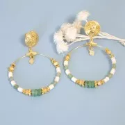 Cuentas Aventurina verde  3 mm x25