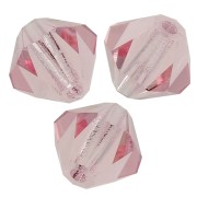 Tupis de Cristal Preciosa 5 mm - MC Bead Rondell - Light Rose x12|raw }}