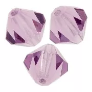 Tupis de Cristal Preciosa 5 mm - MC Bead Rondell - Light Amethyst x12