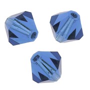 Tupis de Cristal Preciosa 5 mm - MC Bead Rondell - Sapphire x12|raw }}