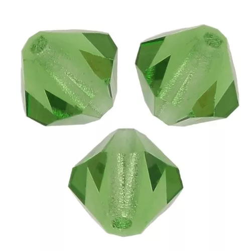 Tupis de Cristal Preciosa 5 mm - MC Bead Rondell - Peridot x12
