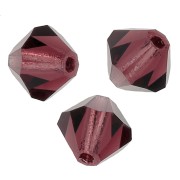 Tupis de Cristal Preciosa 5 mm - MC Bead Rondell - Burgundy x12|raw }}