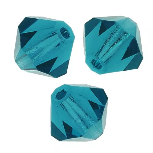 Tupis de Cristal Preciosa 5 mm - MC Bead Rondell - Indicolite x12
