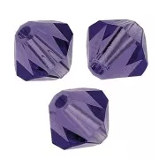 Tupis de Cristal Preciosa 5 mm - MC Bead Rondell - Deep Tanzanite x12