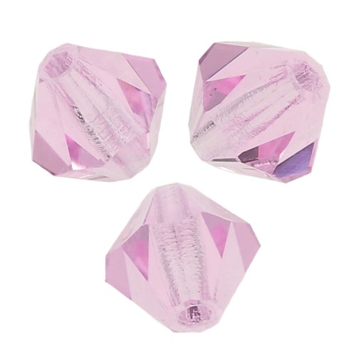Tupis de Cristal Preciosa 5 mm - MC Bead Rondell - Pink Sapphire x12