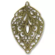 Colgante ligero hoja 56 mm bronce x1