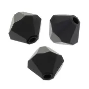 Tupis de Cristal Preciosa 5 mm - MC Bead Rondell - Jet x12