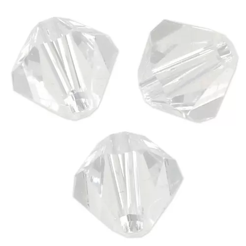 Tupis de Cristal Preciosa 5 mm - MC Bead Rondell - Crystal x12