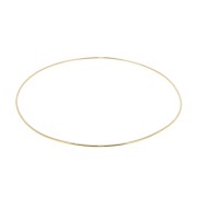 Pulsera jonc liso 64 mm - Chapado de Oro 3 micras x1|raw }}