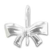 Ganchos pajarita 19 mm Plata 925 x 2|raw }}