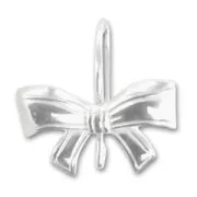 Ganchos pajarita 19 mm Plata 925 x 2