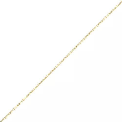 Cadena eslabón fanstasía 1.8 mm - Dorado con oro fino x50cm