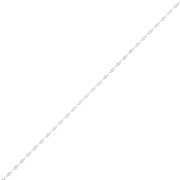 Cadena eslabón fanstasía 1.8 mm - chapado en plata fina x50cm|raw }}