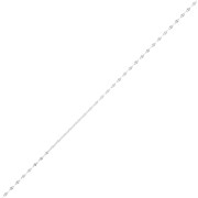 Cadena eslabón fanstasía 1.4 mm - chapado en plata fina x50cm|raw }}
