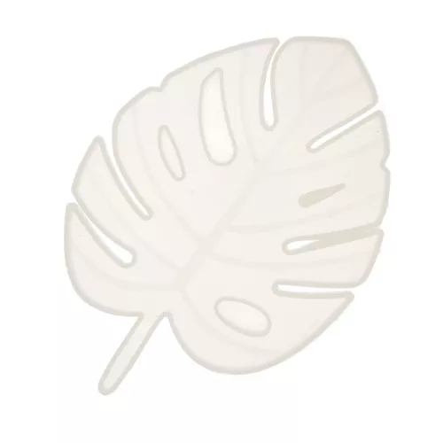 Molde de silicona para hacer una hoja de filodendro en resina 24x17 cm x1