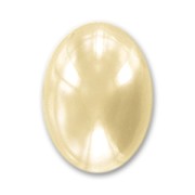 Cabuchón de resina perlada 18x13 mm Cream x1|raw }}