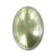 Cabuchón de resina perlada 18x13 mm Olive x1