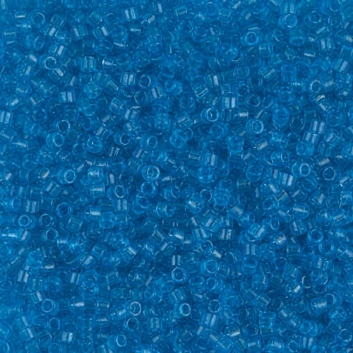 Miyuki Delica 11/0 DB1318 - Dyed Transparent Capri Blue x8g