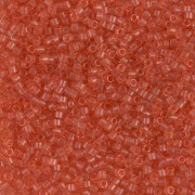 Miyuki Delica 11/0 DB1302 - Dyed Transparent Peach x8g|raw }}