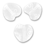 Corazones Millefiori 10 mm Crystal x5|raw }}