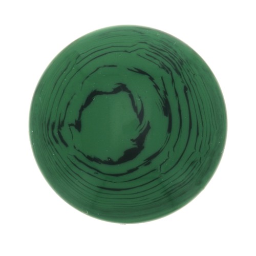 Cabujón de resina opaco 12 mm - Malachite x1