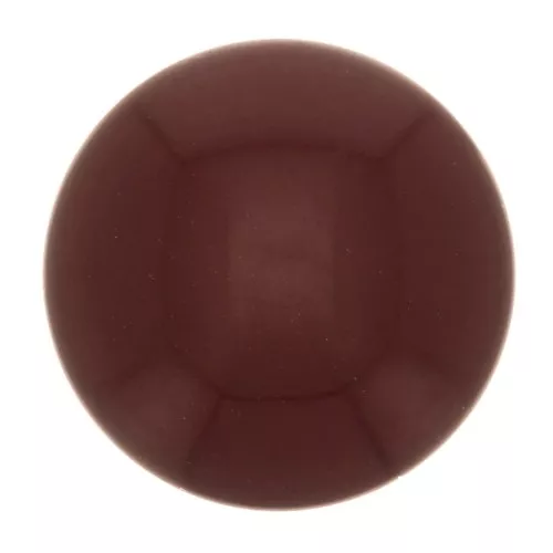 Cabujón de resina Opaco 14 mm - Lie de vin x1
