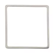 Anilla de montaje y tejido cuadrado de 20 x 20 mm - Acero inoxidable 316L x1