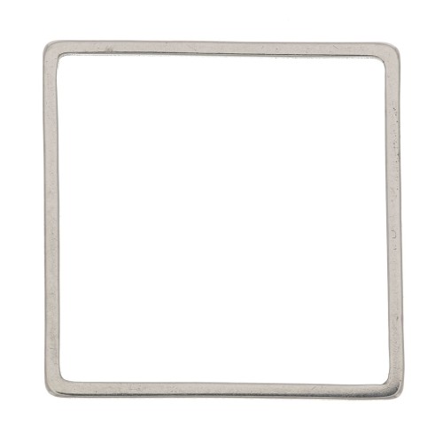 Anilla de montaje y tejido cuadrado de 20 x 20 mm - Acero inoxidable 316L x1