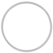 Anilla para montaje y tejido circulo 20 mm - Acero inoxydable 316L x1