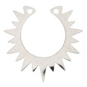 Entrepieza demi-soleil 18x19 mm- Acero inoxidable x1|raw }}