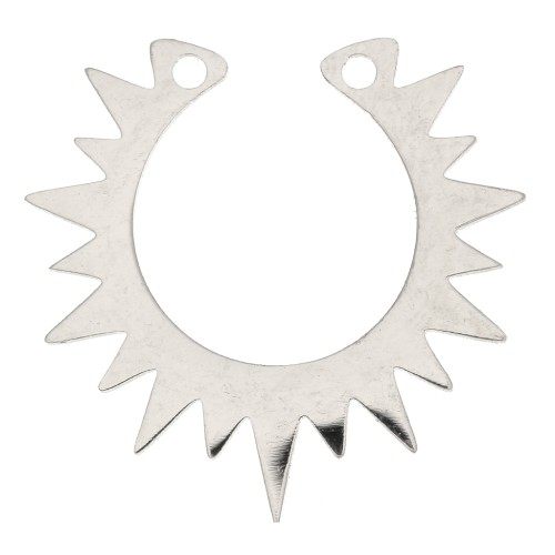 Entrepieza demi-soleil 18x19 mm- Acero inoxidable x1