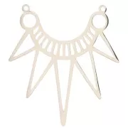 Entrepieza pour collier forme ethnique 41x38 mm- Acero inoxidable x1