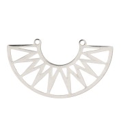 Entrepieza pour collier forme aztèque 39x21 mm- Acero inoxidable x1|raw }}