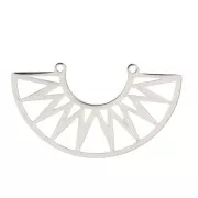 Entrepieza pour collier forme aztèque 39x21 mm- Acero inoxidable x1