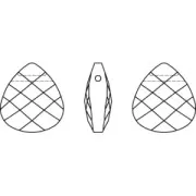 Gota PureCrystal 6012 15,4x14 mm Peacock Eye x1