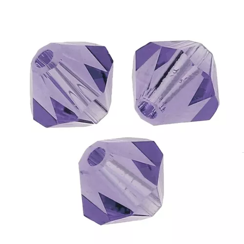 Tupis de Cristal Preciosa 6 mm - MC Bead Rondell - Tanzanite x12
