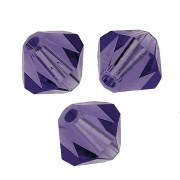 Tupis de Cristal Preciosa 6 mm - MC Bead Rondell - Deep Tanzanite x12
