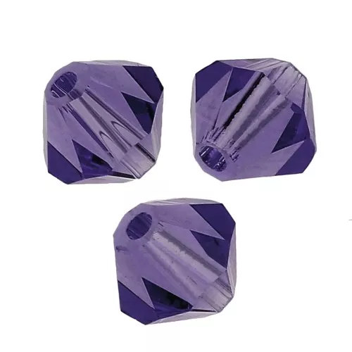 Tupis de Cristal Preciosa 6 mm - MC Bead Rondell - Deep Tanzanite x12