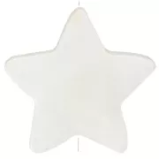 Estrella de nácar irisado 18 mm Natural x4