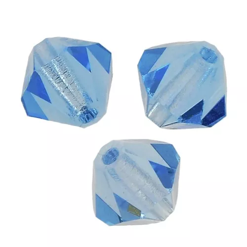 Tupis de Cristal Preciosa 6 mm - MC Bead Rondell - Aquamarine x12