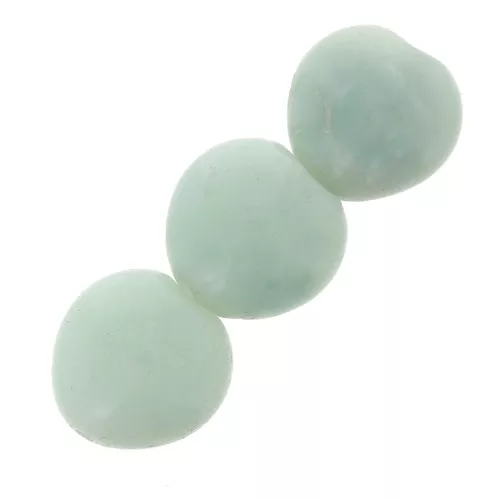 Cuentas Amazonita corazones 14 mm x4