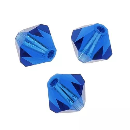 Tupis de Cristal Preciosa 6 mm - MC Bead Rondell - Capri Blue x12