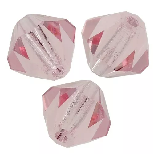 Tupis de Cristales de Preciosa 6 mm - MC Bead Rondell - Light Rose x12
