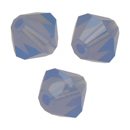Tupis de Cristal Preciosa 6 mm - MC Bead Rondell - Light Sapphire Opal x12