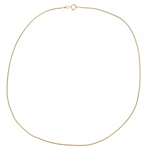 Gargantilla malla serpentina 1.1 mm de Gold filled x 45 cm