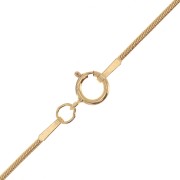 Gargantilla malla serpentina 1.1 mm de Gold filled x 45 cm